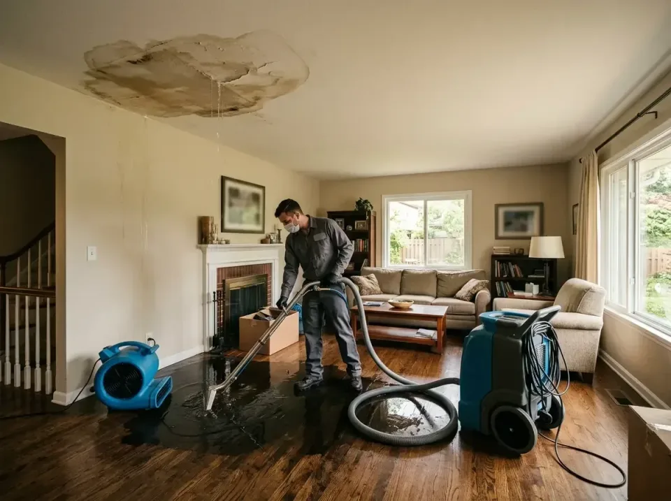 attic-pipe-burst-ceiling-drip-008 — frequently asked questions, Water Damage Restoration & Carpet Care in Tehaleh, WA